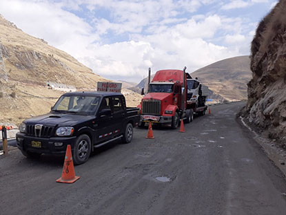 Transporte de carga sobredimensionada