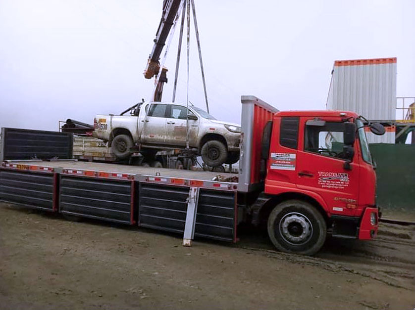 Transporte de maquinarias y equipos